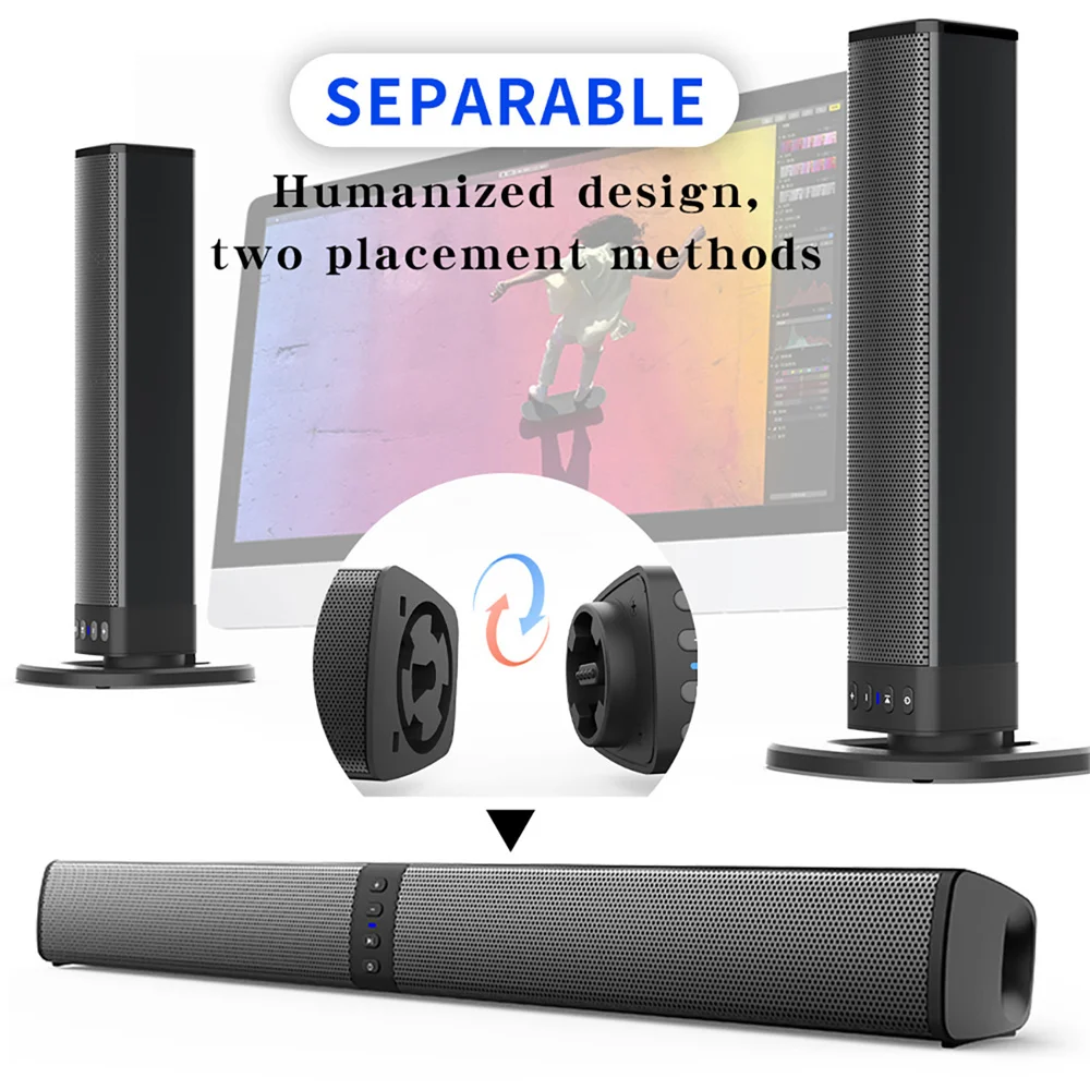 Home Cinema Audio System - Wireless Bluetooth TV Sound Bar 2