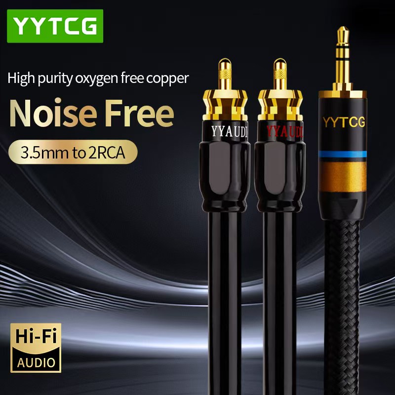 Home Cinema Heos - YYTCG RCA Cable HiFi Stereo 3.5mm