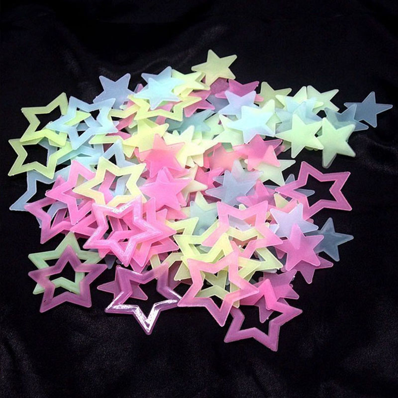 Home Cinema Room - 1 Pack Luminous Star Wall Sticker