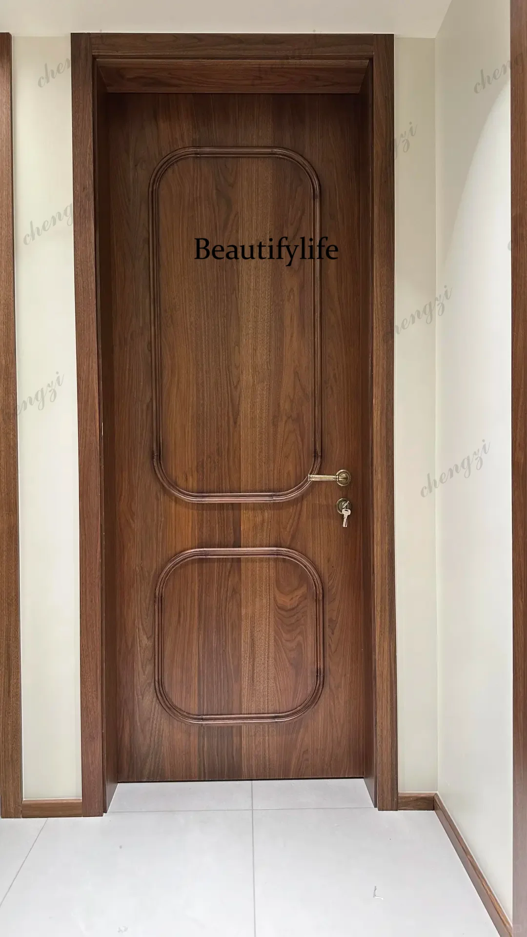 Home Cinema Interiors - TTT Customized High-Grade Wooden Door Home