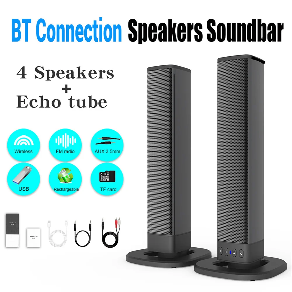 Wireless Bluetooth TV Sound Ba - огляд і ціна Home Cinema Audio System