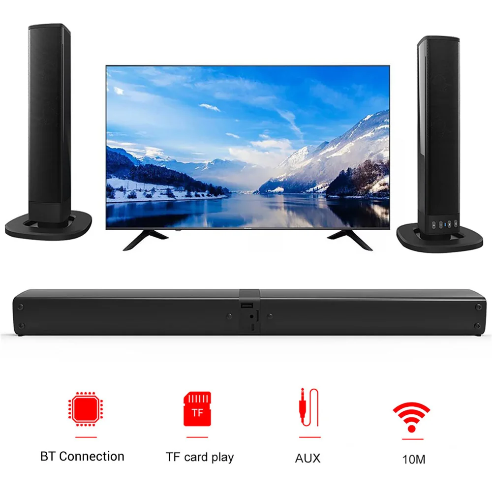 Wireless Bluetooth TV Sound Ba - огляд і ціна Home Cinema Audio System