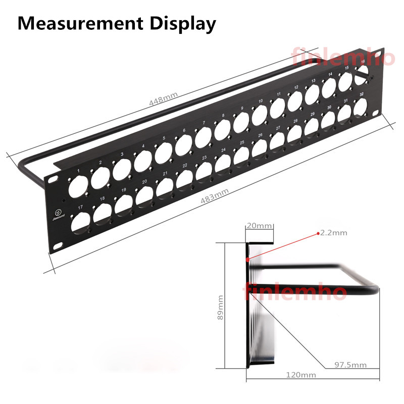 2U Rack Patch Panel 16/24/32 W - огляд і ціна Wall Mount Speaker