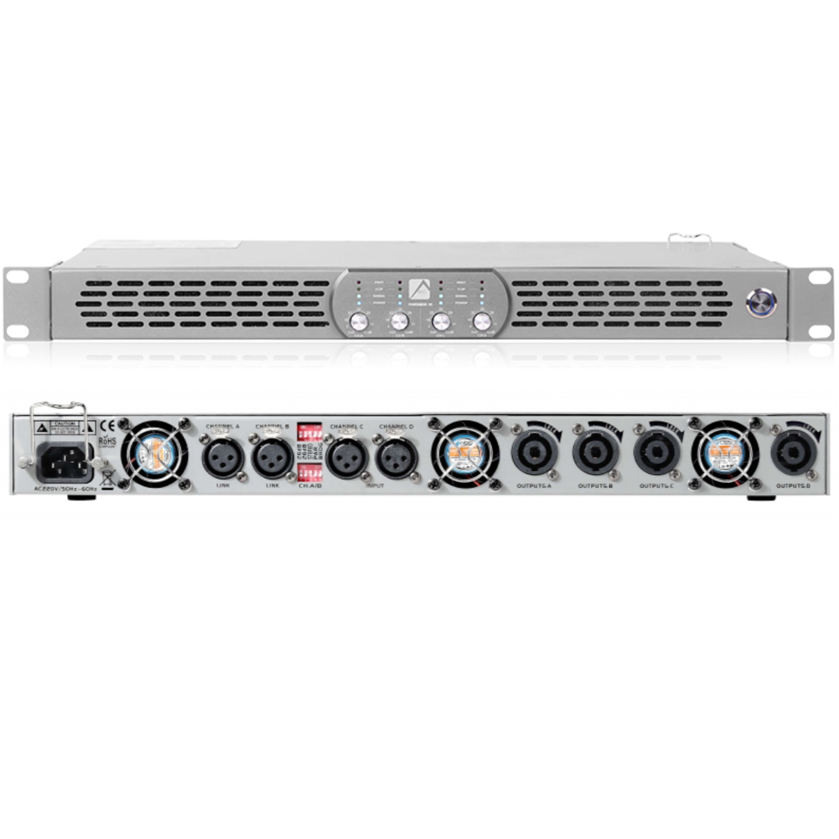 1U Digital Power Amplifier 4Ch - огляд і ціна Home Cinema Heos