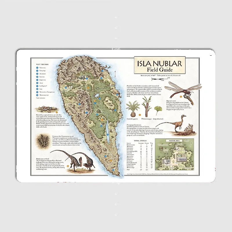 Isla Nublar Field Guide - Jura - огляд і ціна Home Cinema Guide
