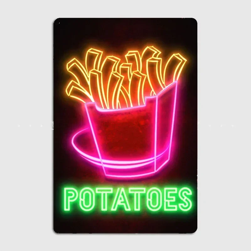 Potatoes Food Neon Sign Retro  - огляд і ціна Home Cinema Food