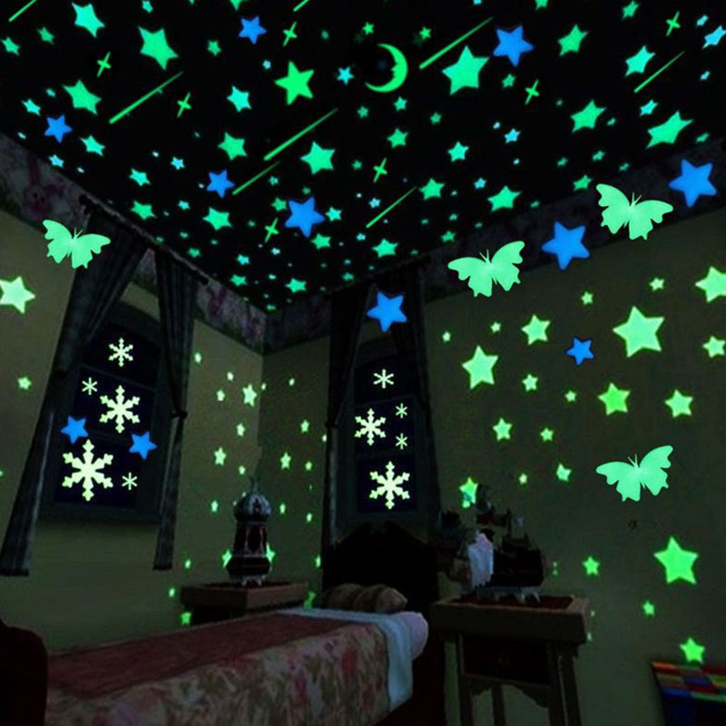 1 Pack Luminous Star Wall Stic - огляд і ціна Home Cinema Room