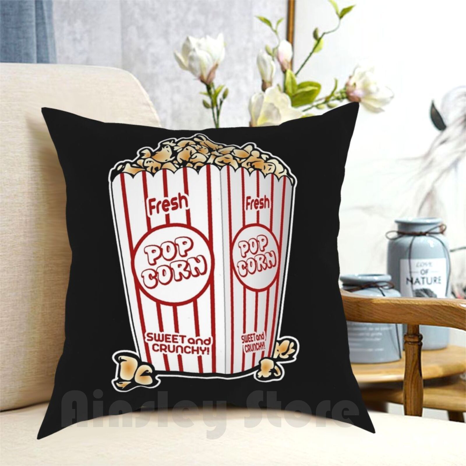Cinema Popcorn Pack Pillow Cas - огляд і ціна Home Cinema Food