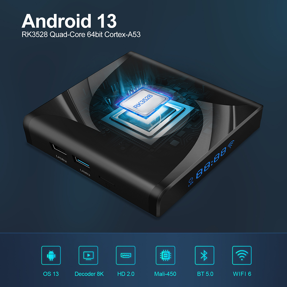 X88 Pro 13 4GB 64GB 32GB Smart - огляд і ціна Home Cinema Google