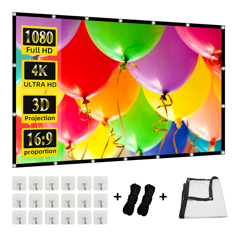 MIXITO Projection Curtain 16:  - огляд і ціна Home Cinema Blanc