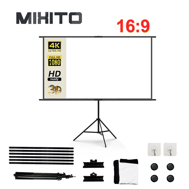 MIXITO Portable 16:9 High-defi - огляд і ціна Home Cinema Blanc