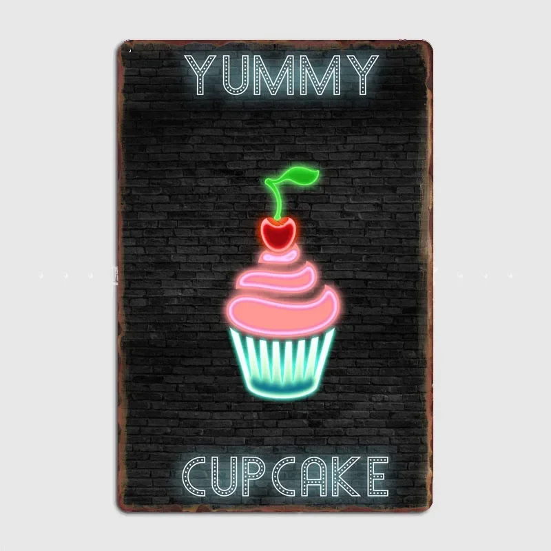 CUPCAKE Food Neon Sign Metal S - огляд і ціна Home Cinema Food