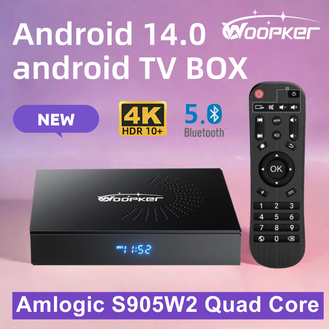 Woopker KW2 Android 14 TV Box  - огляд і ціна Home Cinema Google