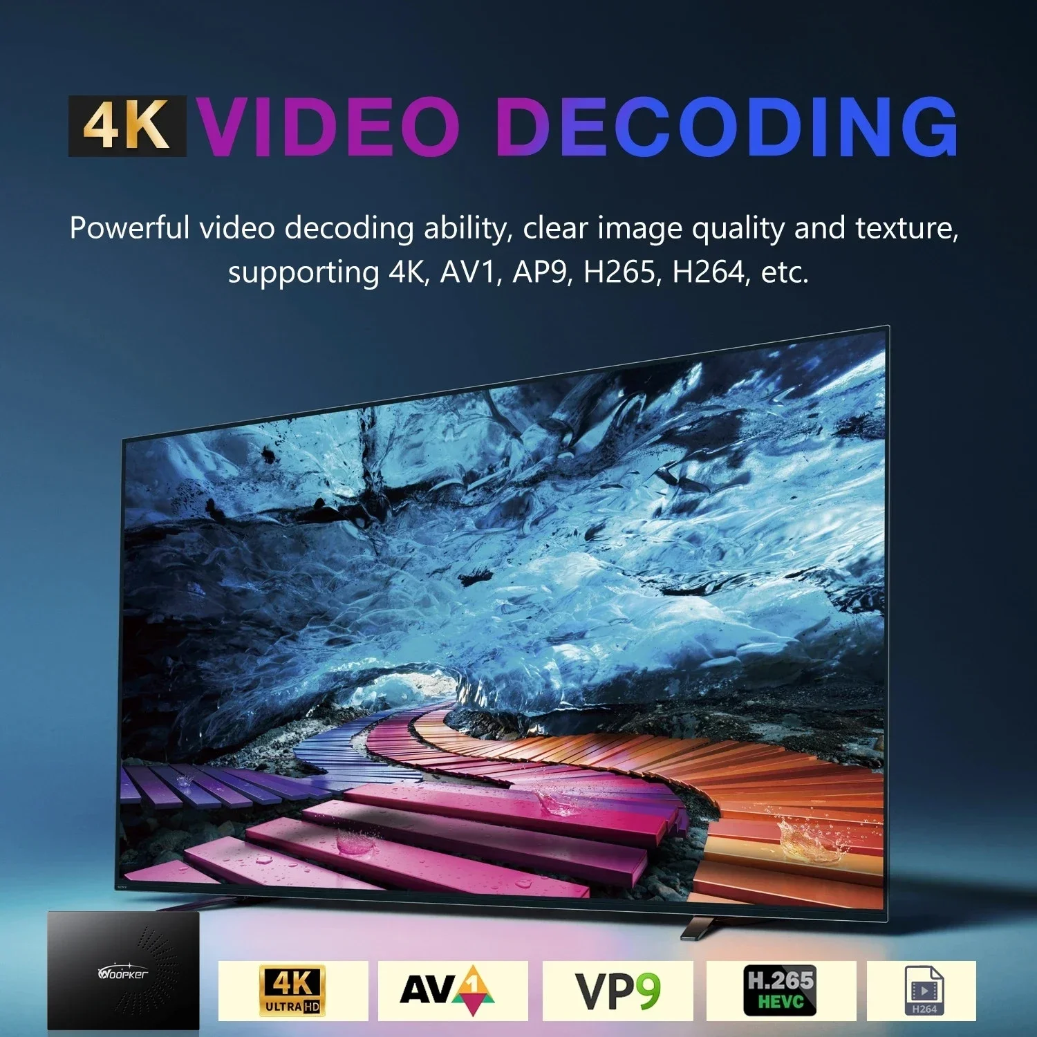 Woopker KW2 Android 14 TV Box  - огляд і ціна Home Cinema Google