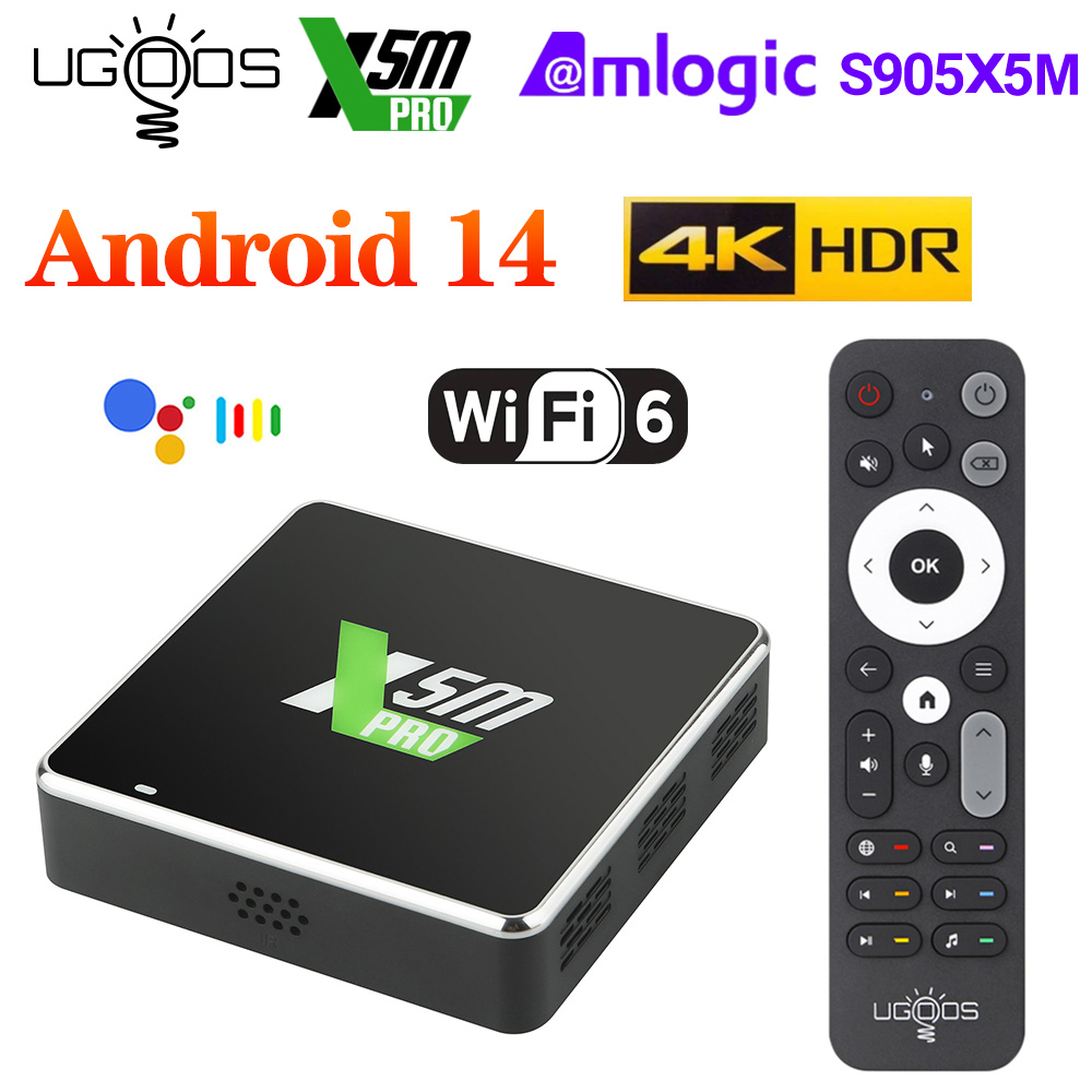 UGOOS X5M Pro Amlogic S905X5M  - огляд і ціна Home Cinema Google