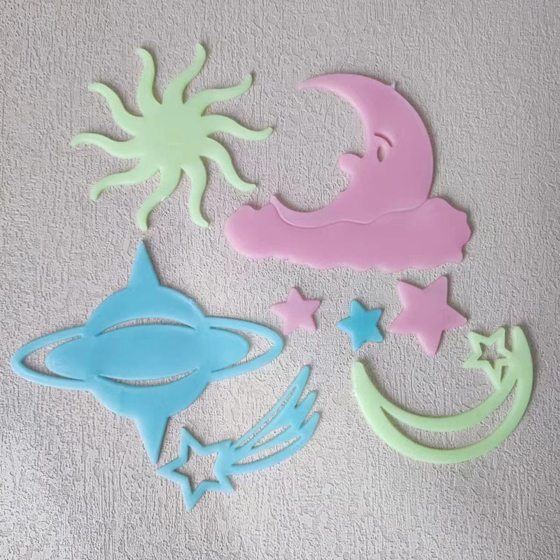 8pcs Luminous UFO Wall Sticker - огляд і ціна Home Cinema Room