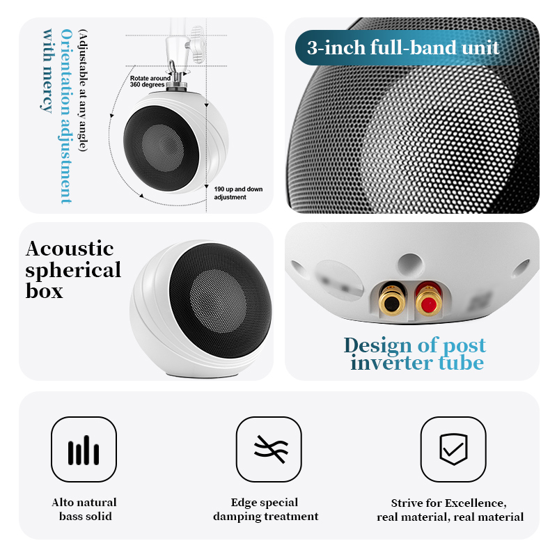 Oupushi ceiling mounted wall m - огляд і ціна Wall Mount Speaker