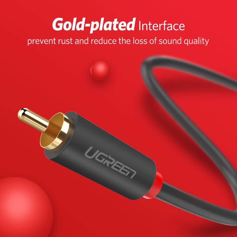 UGREEN 2RCA to 2 RCA Male to M - огляд і ціна Home Cinema Heos