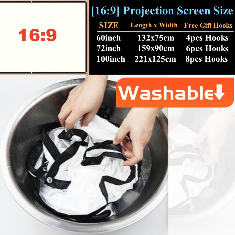 Projector Screen 16:9 Portable - огляд і ціна Home Cinema Blanc