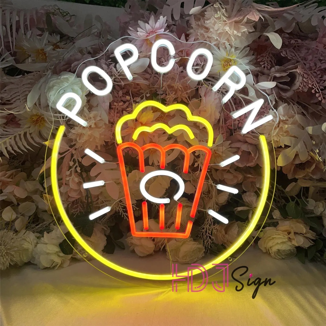 Popcorn LED Neon Sign,Food Bar - огляд і ціна Home Cinema Food
