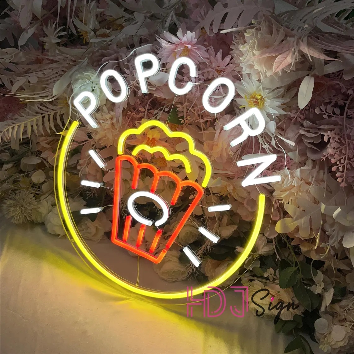 Popcorn LED Neon Sign,Food Bar - огляд і ціна Home Cinema Food