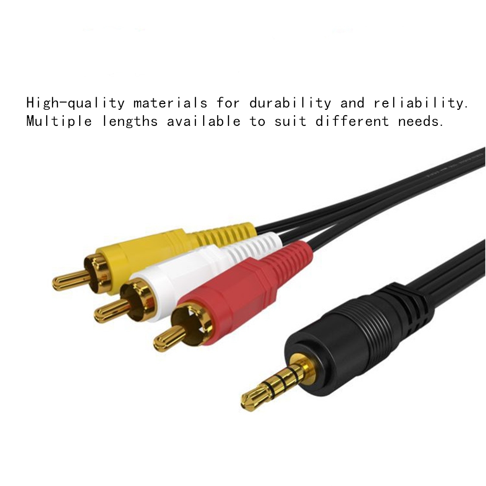 3.5mm to 3 RCA Audio Video Cab - огляд і ціна Home Cinema Heos