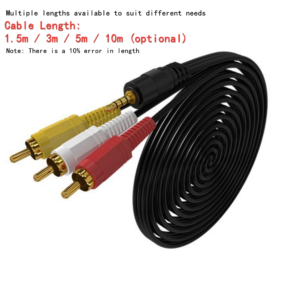 3.5mm to 3 RCA Audio Video Cab - огляд і ціна Home Cinema Heos