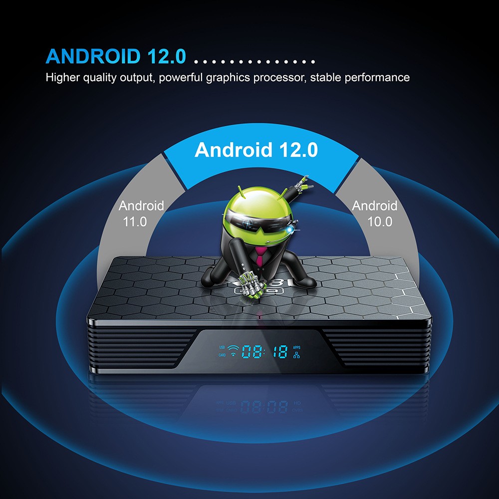 X98H Pro Smart TV Box 6K 2.4&5 - огляд і ціна Home Cinema Google