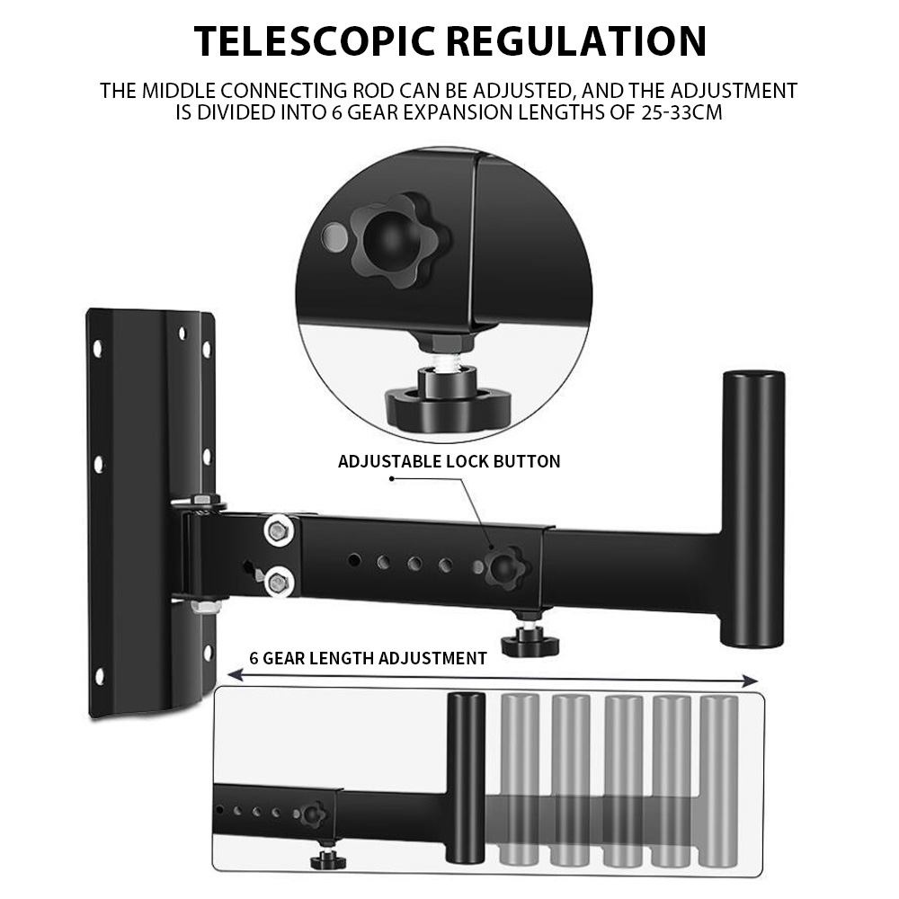 1 Pair Speaker Wall Mounts Bra - огляд і ціна Wall Mount Speaker