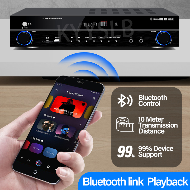 900W Blueteeth Amplifier Audio - огляд і ціна Home Cinema Audio System