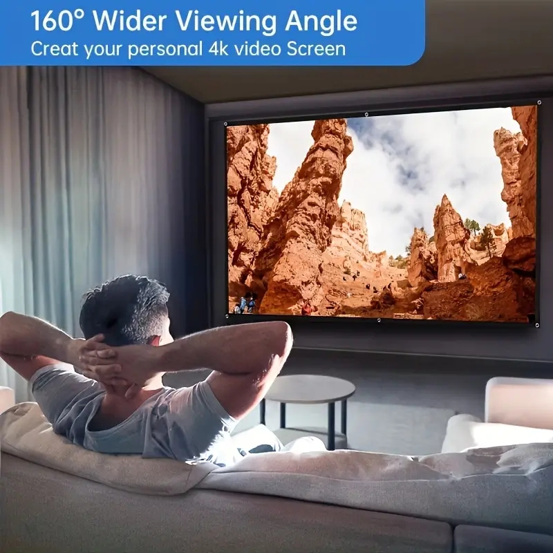 Simple wall mounted projection - огляд і ціна Home Cinema Blanc