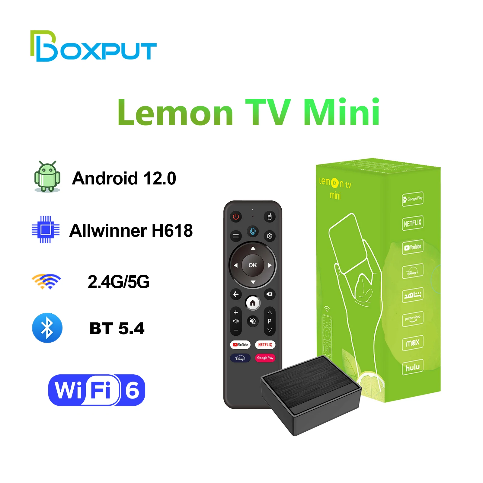 BOXPUT Lemon Mini TV Box Andro - огляд і ціна Home Cinema Google