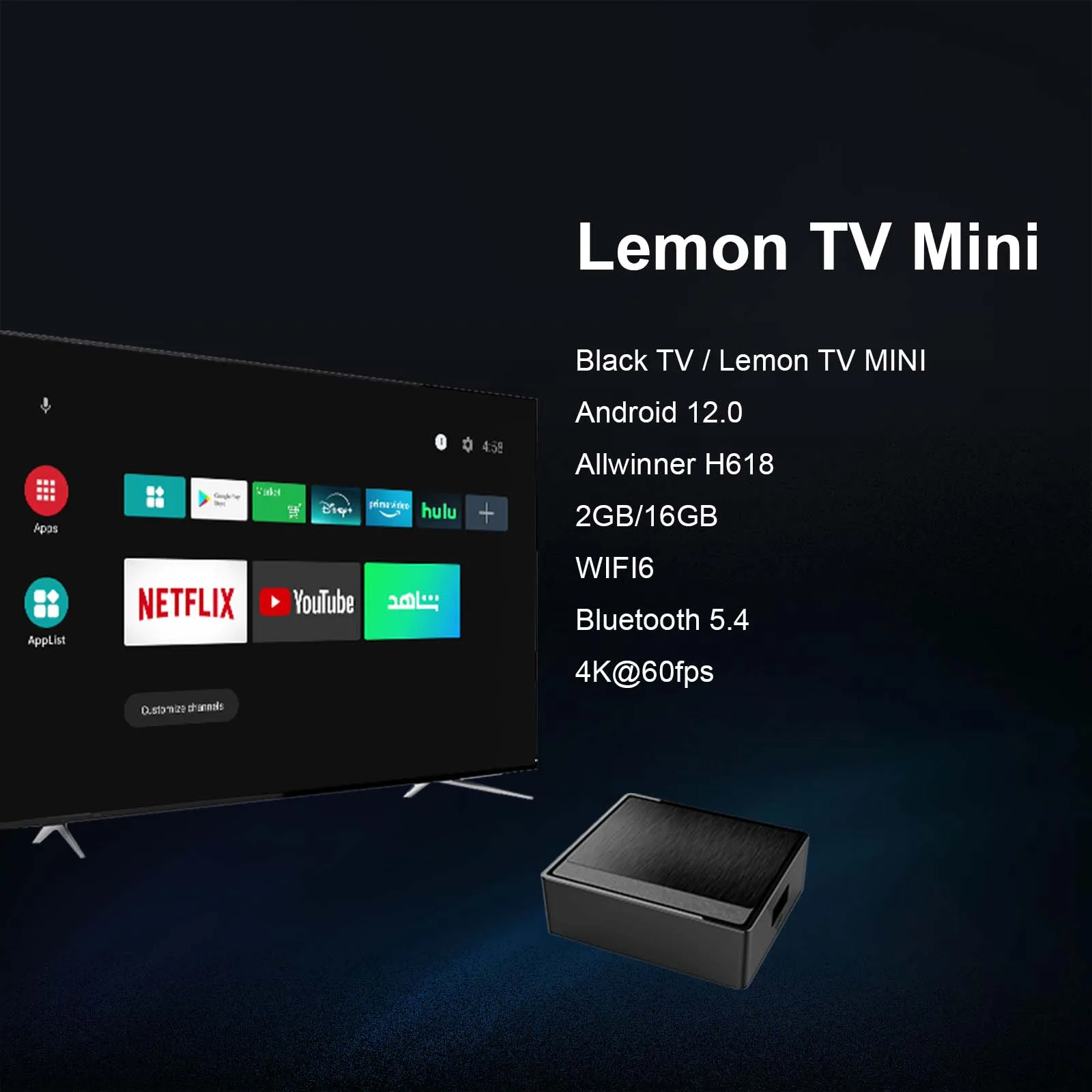 BOXPUT Lemon Mini TV Box Andro - огляд і ціна Home Cinema Google