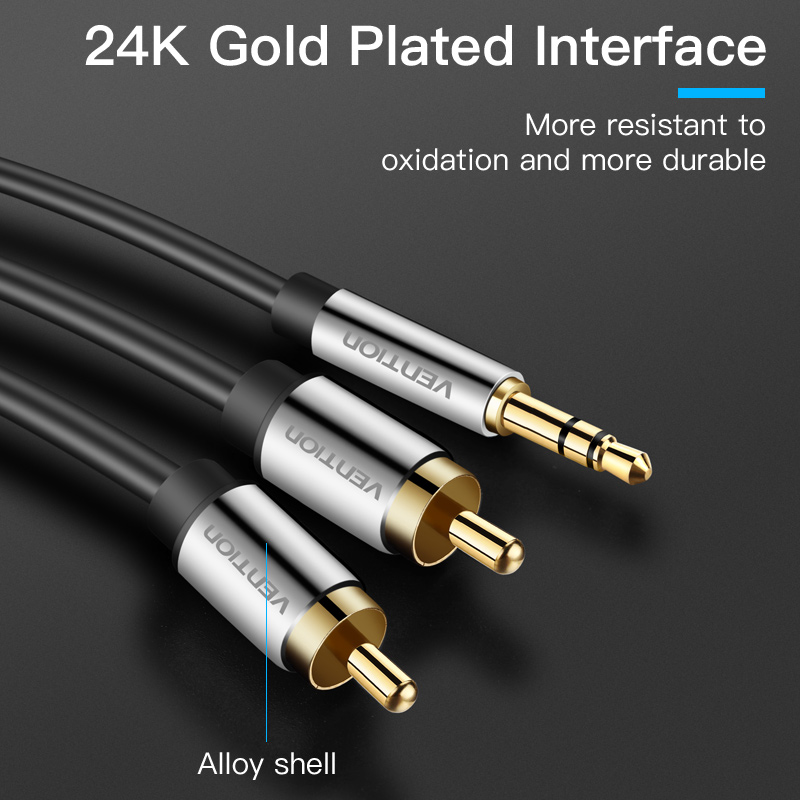Vention RCA Cable 3.5 to 2rca  - огляд і ціна Home Cinema Heos